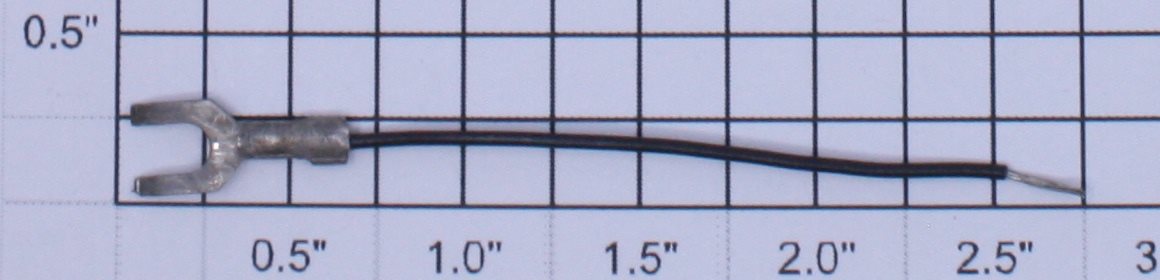 Lionel 8141-58 Short 2-1/4" Wire with Fork Spade Terminal