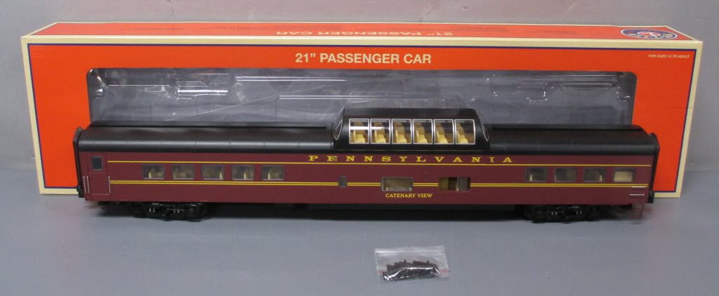 Lionel 2027290 O Pennsylvania Railroad "Catenary View" 21" Vistavision Dome