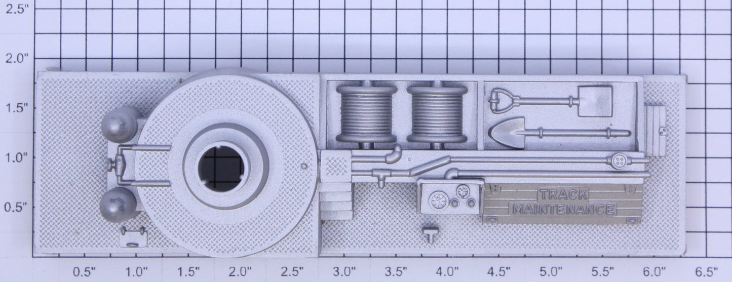 Lionel 6812-5 Silver Searchlight Track Maintenance Platform