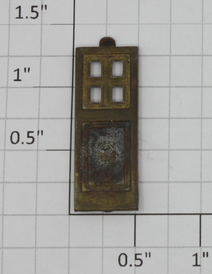 Lionel 248-10 Brass 4-Pane Door