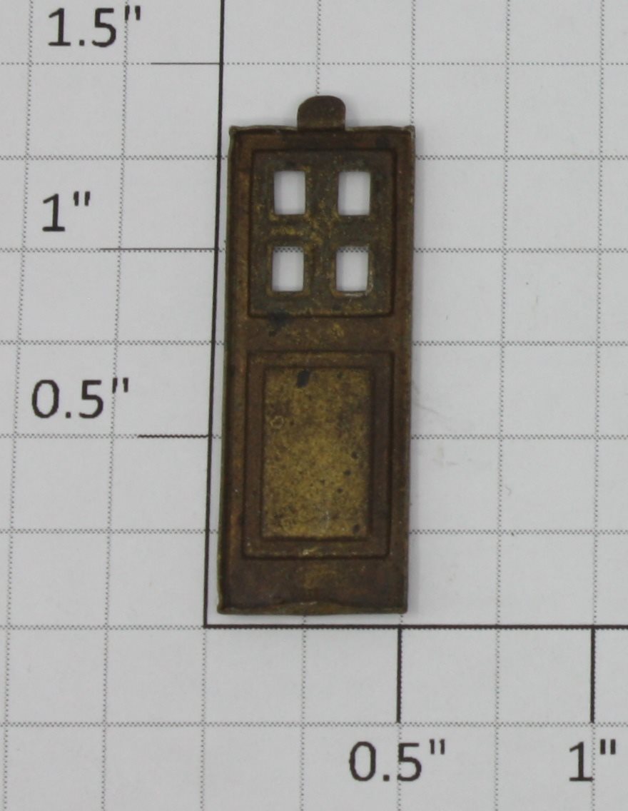 Lionel 248-10 Brass 4-Pane Door