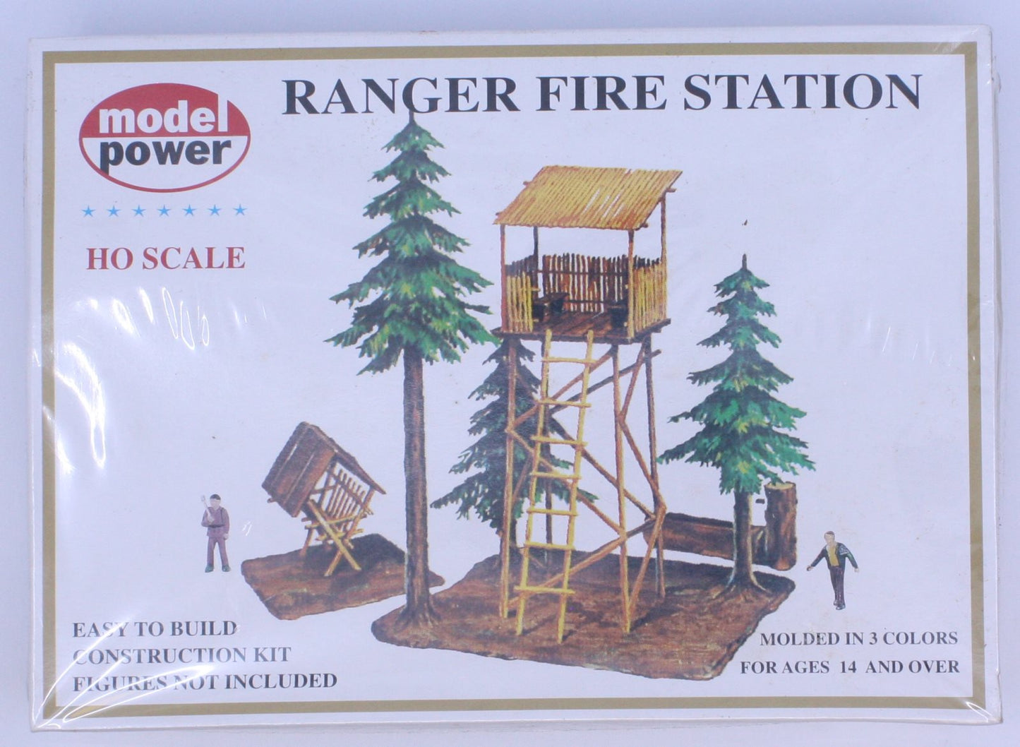 Model Power 438 HO Scale Ranger Fire Station Building Kit