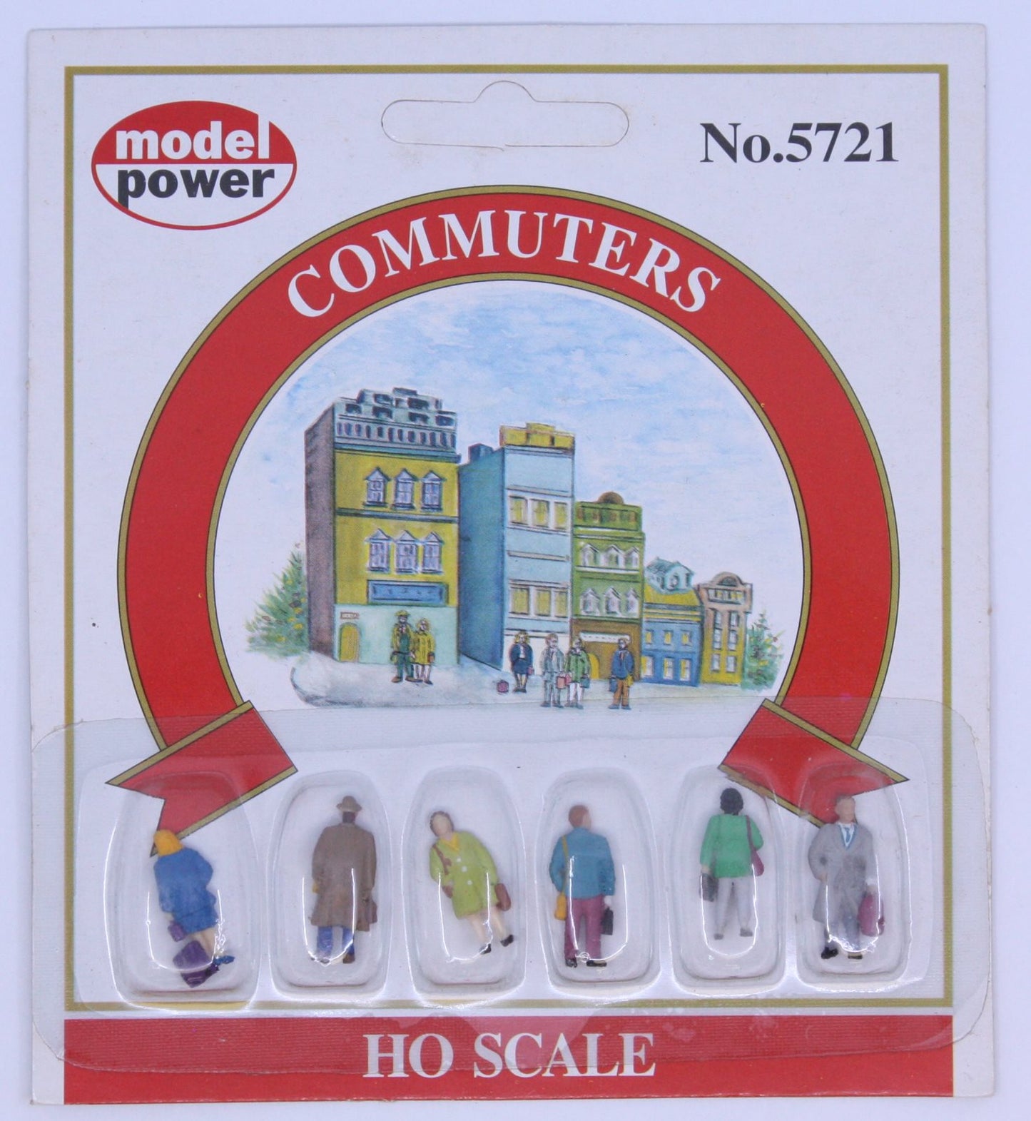 Model Power 5721 Commuters Figure (Pack of 6)