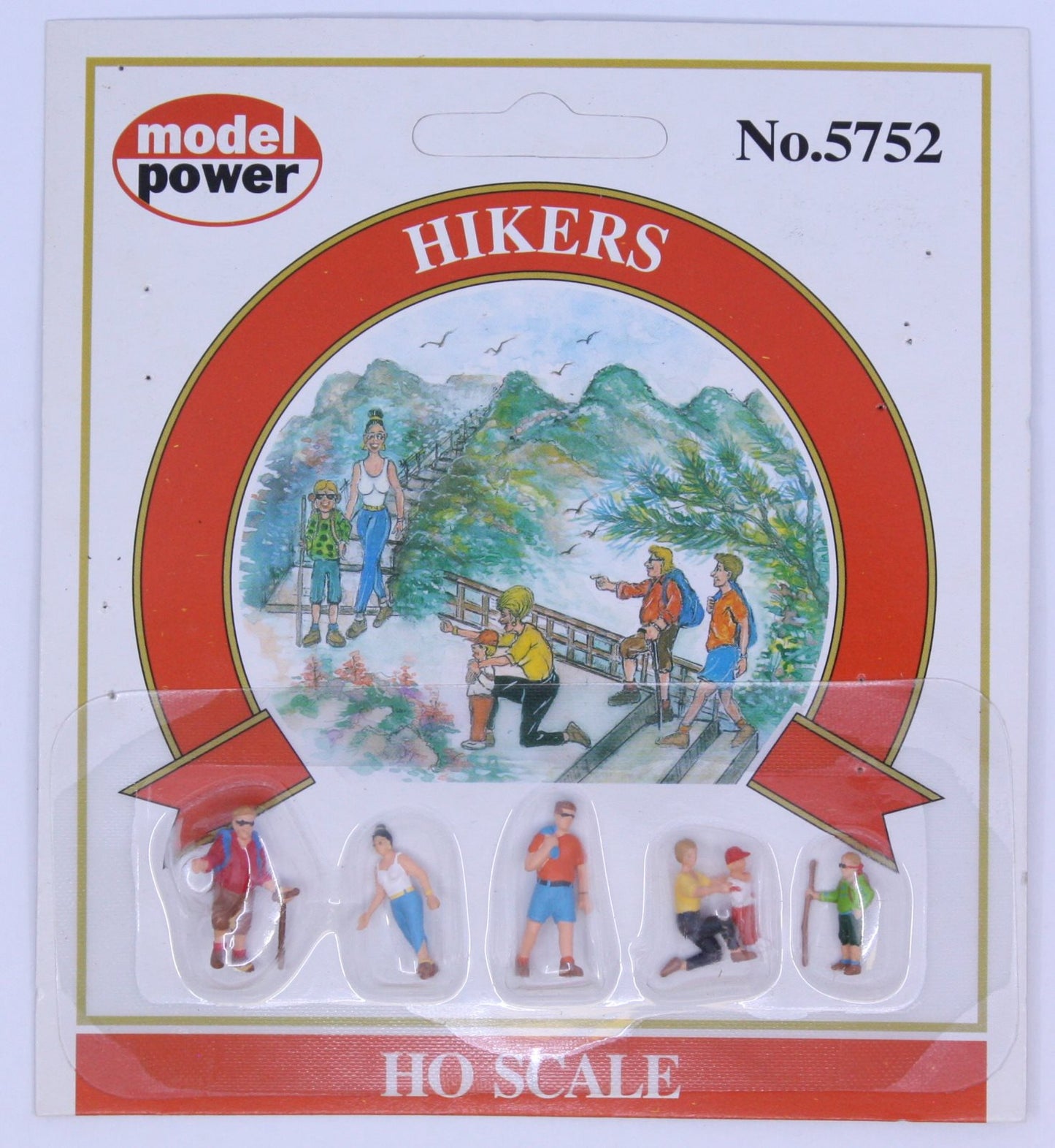 Model Power 5752 HO Scale Hikers (Pack of 5)