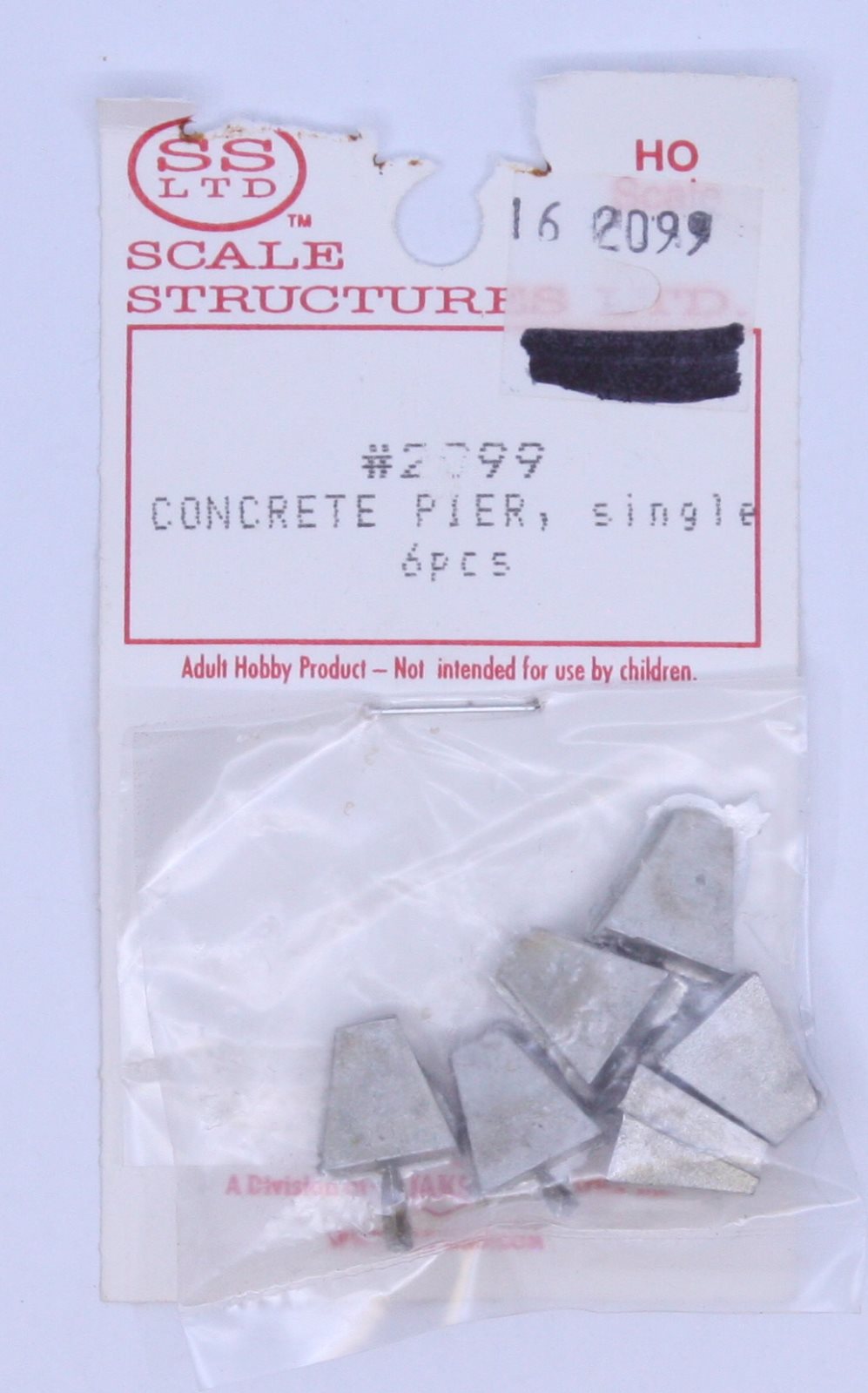 Scale Structures 2099 HO Scale Concrete Pier (Singles)