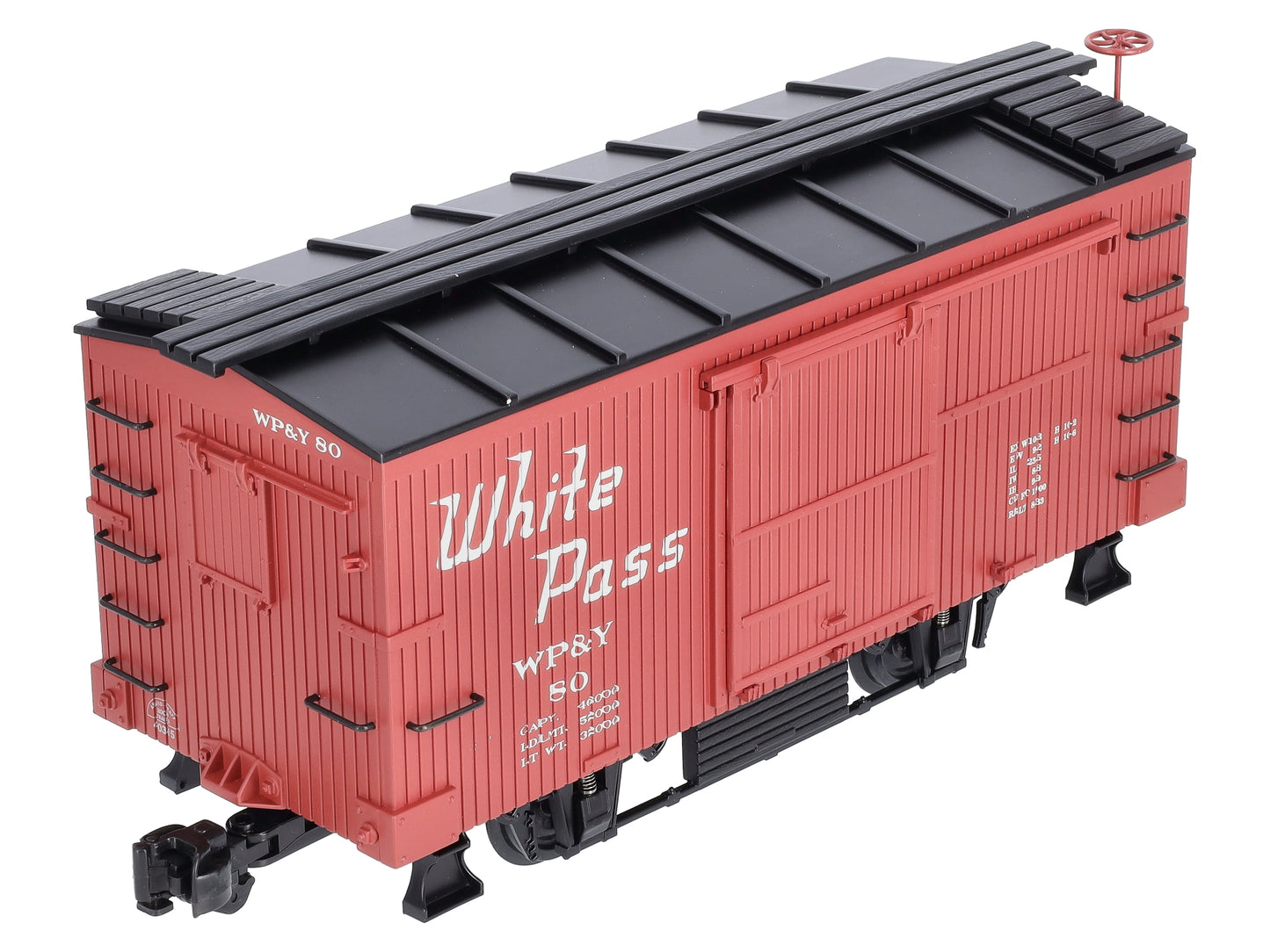 Aristo-Craft 40315 G Scale White Pass & Yukon 20' Boxcar #80