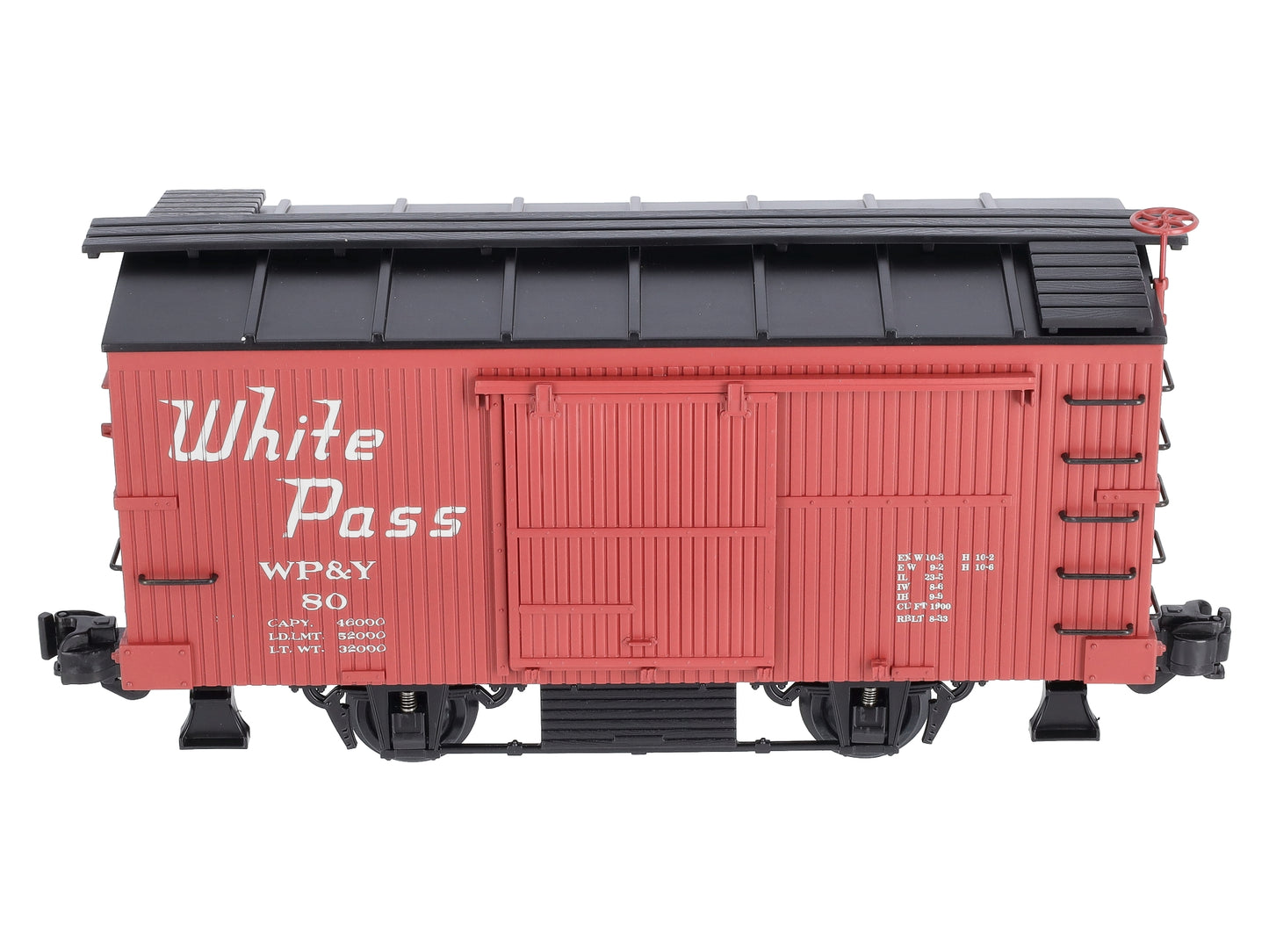 Aristo-Craft 40315 G Scale White Pass & Yukon 20' Boxcar #80