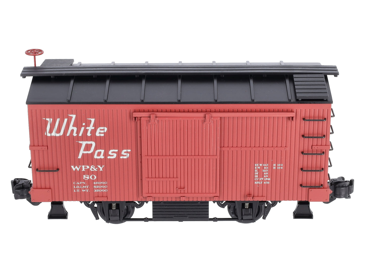 Aristo-Craft 40315 G Scale White Pass & Yukon 20' Boxcar #80