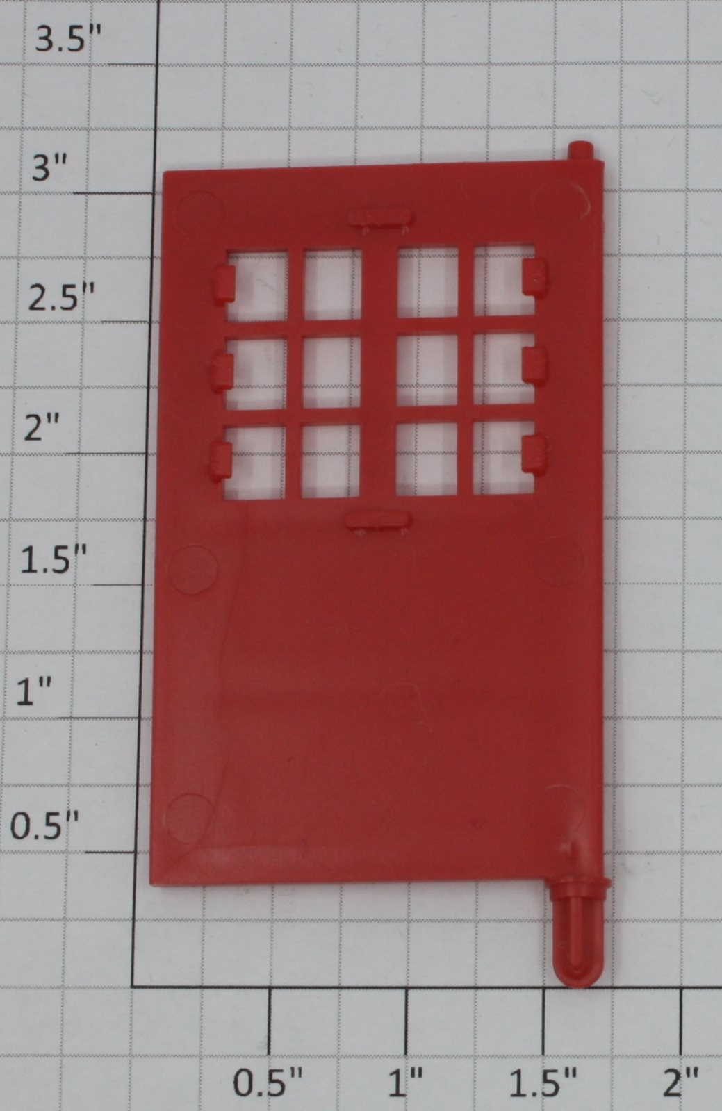 Lionel 12713-12 Red Auto Gateman Door without Glass