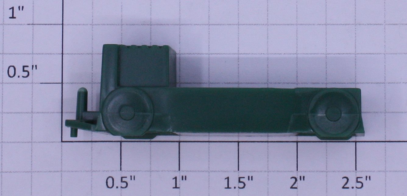 Lionel 2323-24 Green Baggage Cart Shell