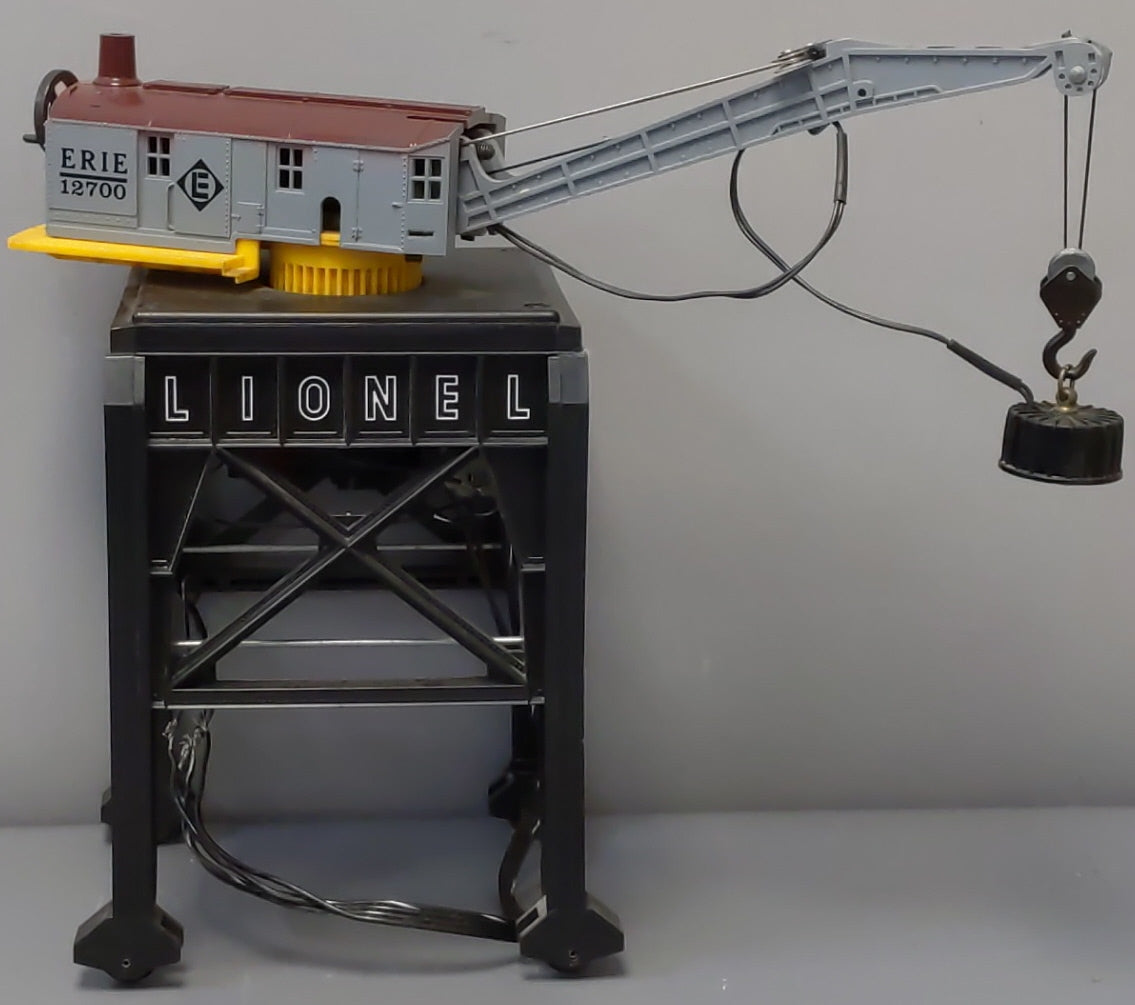 Lionel 6-12700 O Erie Operating Magnetic Gantry Crane EX/Box