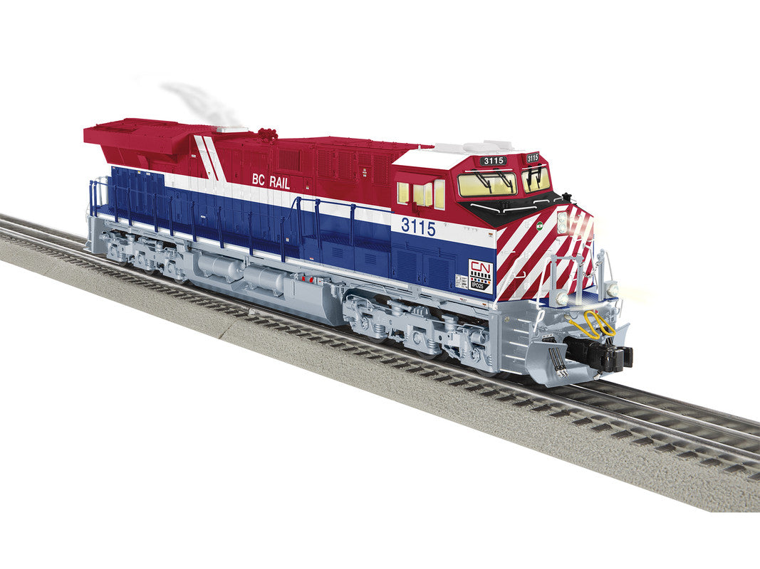 Lionel 2233459 O BC Rail Heritage Non-Powered ES44AC Diesel Locomotive #3115