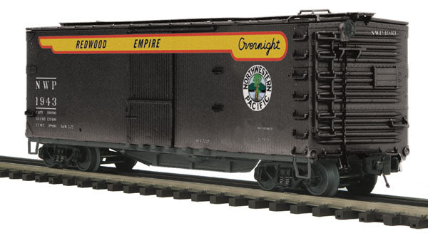 MTH 20-93386 O Gauge Northwestern Pacific 40’ USRA Double Sheathed Boxcar #1952