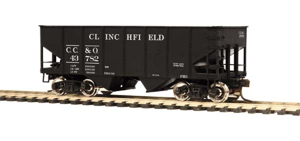 MTH 80-97005 Clinchfield HO Scale USRA 55-Ton Steel Twin Hopper Car #43782