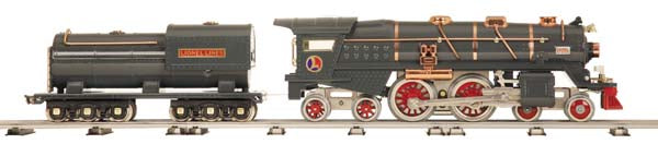 MTH 11-1003-1 Lionel Std. Gauge 400E Gray w/ Brass Steam Engine & Tender P-S 3