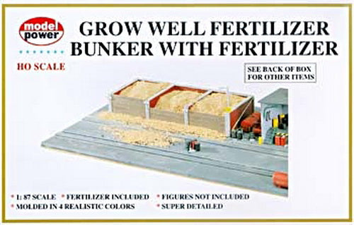 Model Power 313 HO Scale Fertilizer Bunker Building Kit