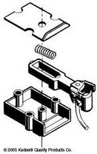 Kadee 920 #1 Scale Body Mount Brown Coupler