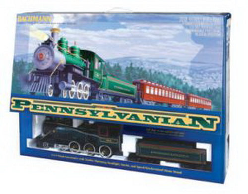 Bachmann 90082 G Gauge Pennsylvania Steam Starter Train Set #863