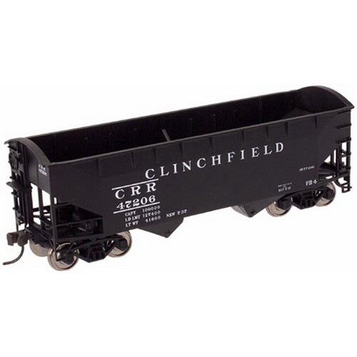 Atlas 18893 HO Scale Clinchfield 2-Bay Offset Hopper #47206