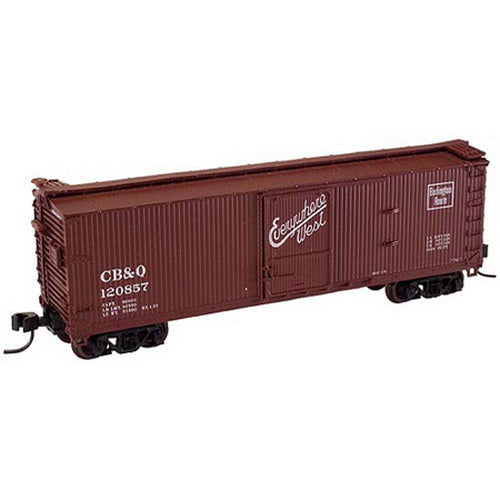 Atlas 45712 N Scale CB&Q USRA Wood Boxcar #1