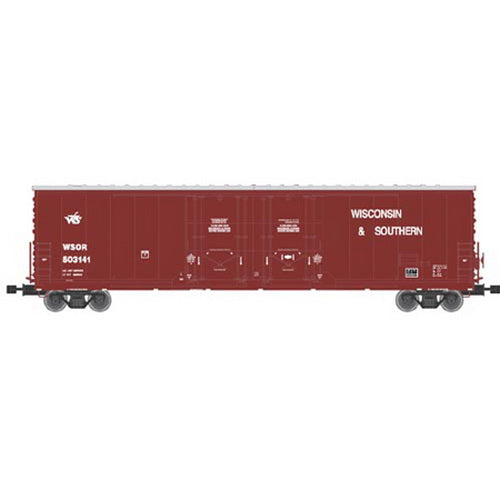 Atlas 50000049 N Scale W&S 53' Plugdoor Boxcar #503019