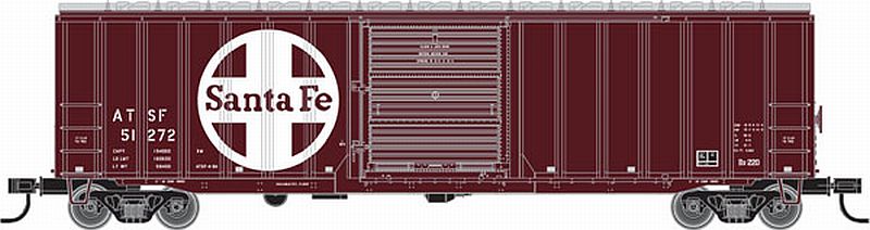 Atlas 20001095 HO Santa Fe Trainman ACF 50' 6" Box Car #51272