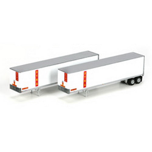 Athearn 73382 HO Scale XTRA 45' Fruehauf Z-Van Trailers #2 (Pack of 2 ...