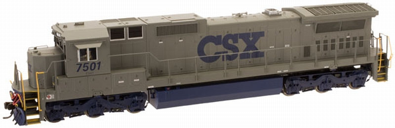 Atlas 51867 N Scale CSX/Stealth Dash 8-40C w/DCC #7501