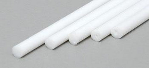 Evergreen Scale Models 213 .100" x 14" Polystyrene Round Rod (Pack of 5)