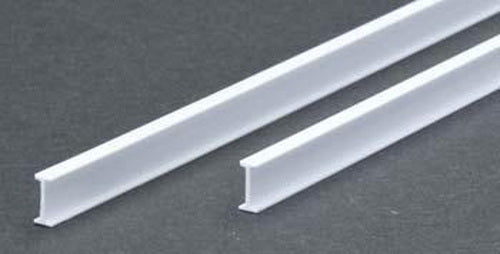 Evergreen Scale Models 278 .312" x 14" Polystyrene I-Beams (Pack of 2)