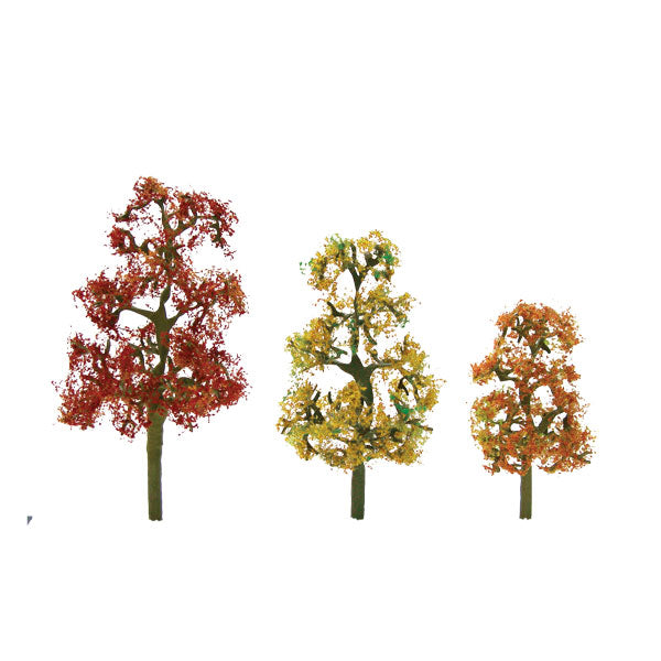 JTT Scenery Products 92063 N 3.5-4" Premium Autumn Sycamore Tree (Pack of 2)