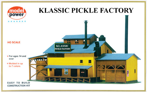 Model Power 465 HO Scale Heinz Pickle Factory Building Kit