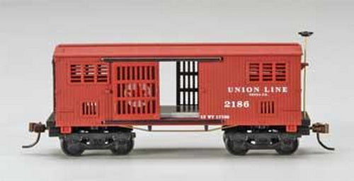 Mantua 722050 HO Scale 1860 Wooden  Pennsylvania Railroad Horse Car #2186