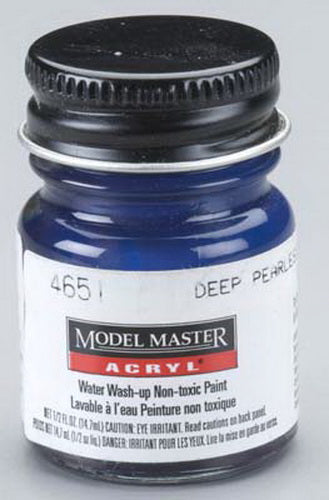 Testors 4651 Deep Pearlescent Purple Gloss Acrylic Paint - 1/2 oz. Bot ...