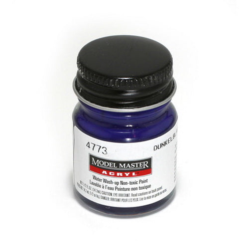 Testors 4773 Dunkelblau RLM 24 Semi - Gloss Acrylic Paint - 1/2 oz. Bottle