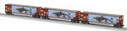 Lionel 6-27844 BNSF O Whale Gondolas (Set of 3)