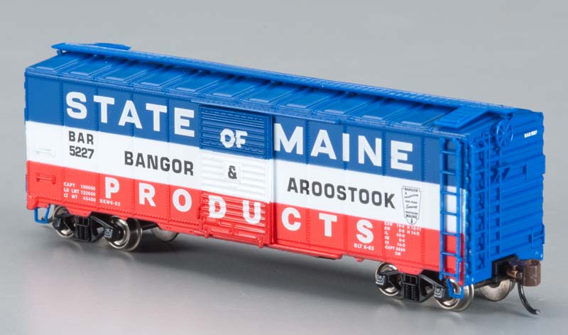 Bachmann 17056 N Bangor & Aroostook AAR 40' Steel Boxcar #5227