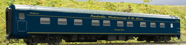 Rapido Trains 113024 HO Nashville, Chattanooga &St Louis 6-4-6 Sleeper