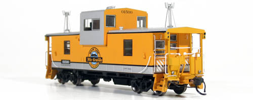 Rapido Trains 110098 HO Denver & Rio Grande Western Wide Vision Caboose #01512