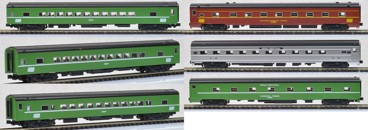 Kato 106-3521 N Penn Central 4-Car Passenger Set