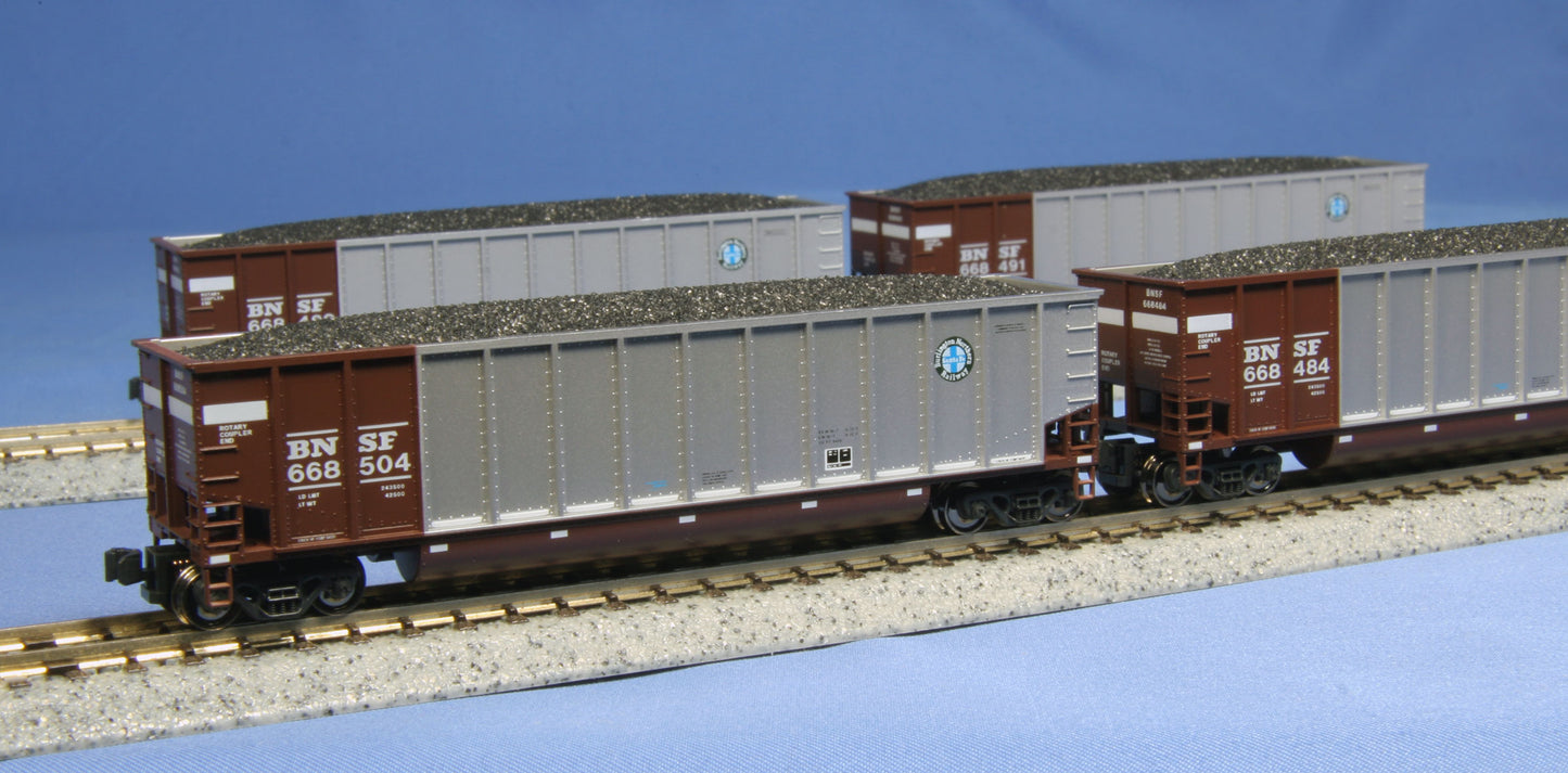 Kato 106-4622 N Scale BNSF BethGon Coalporter 8-Car Set