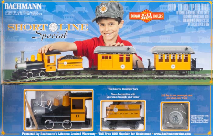 Bachmann 90197 Short Line Express G Gauge Steam Starter Train Set