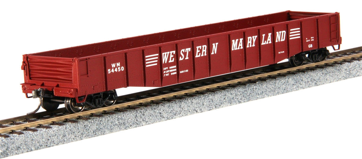 MTH 85-72019 Western Maryland HO Scale 70t Mill Gondola #54453