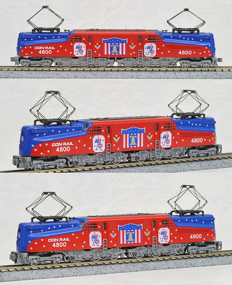 Kato 137-2015 N Conrail Bicentennial GG-1 Electric Locomotive #4800