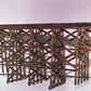 JV Models 1014 N Scale Straight Timber Trestle Bridge