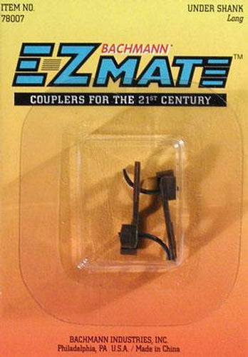 Bachmann 78007 HO E-Z Mate Under Shank Long Couplers (Pack of 2)