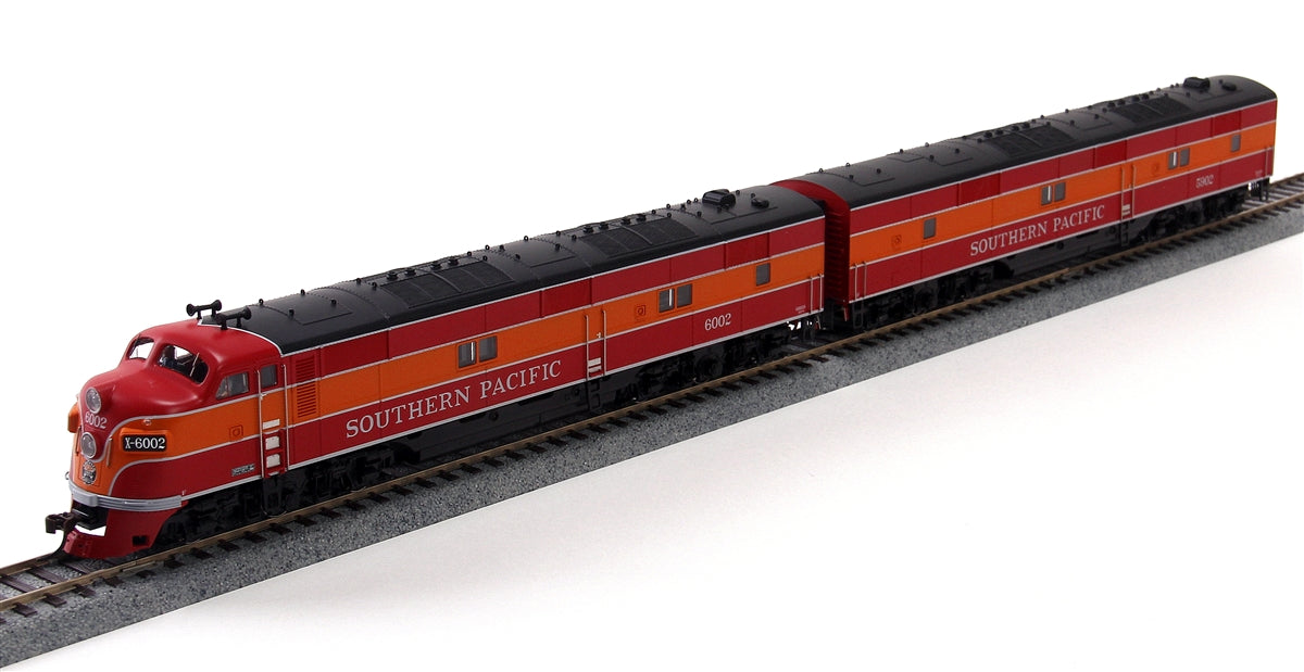 Broadway Limited 2370 HO Southern Pacific EMD E7 Powered A-Unpowered B #6002