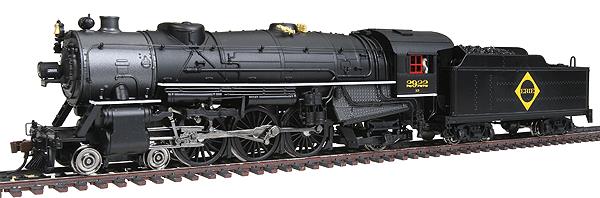 Broadway Limited 1064 HO Erie USRA Heavy Pacific 4-6-2 Paragon2™ #2922