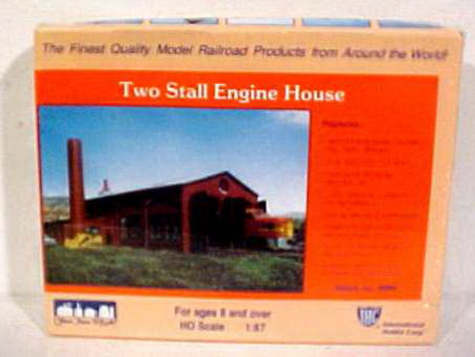 IHC 3500 HO Scale Two Stall Engine House Building Kit