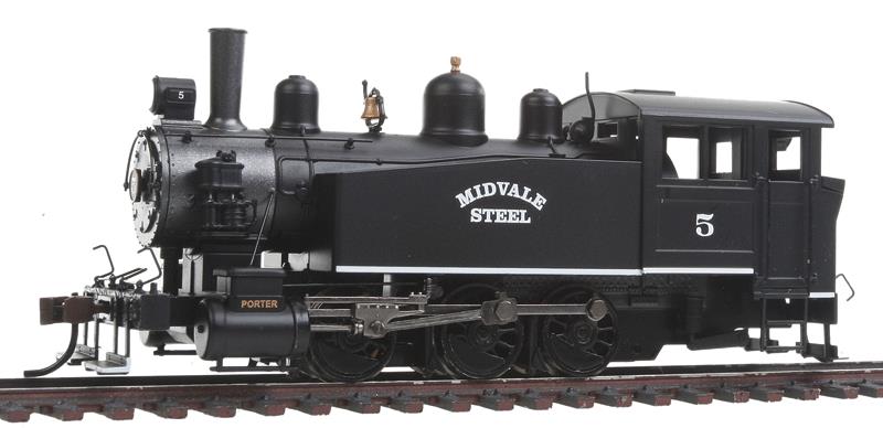 Bachmann 52102 HO Midvale Steel Porter 0-6-0T Side Tank Steam Loco w/DCC #5